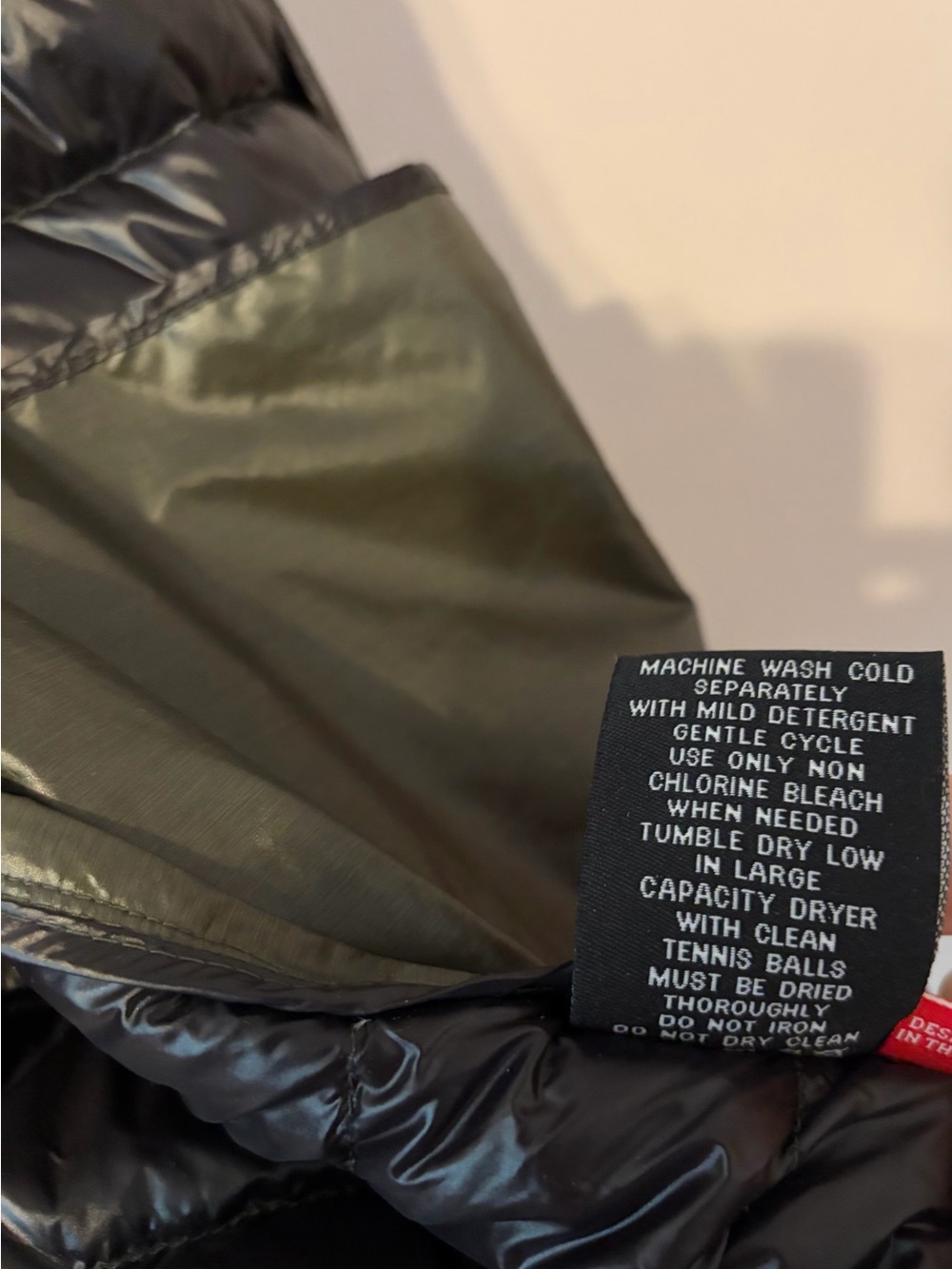 Hawk & Co Men's Olive Puffer Jacket with Hood - Picture 5 of 7
